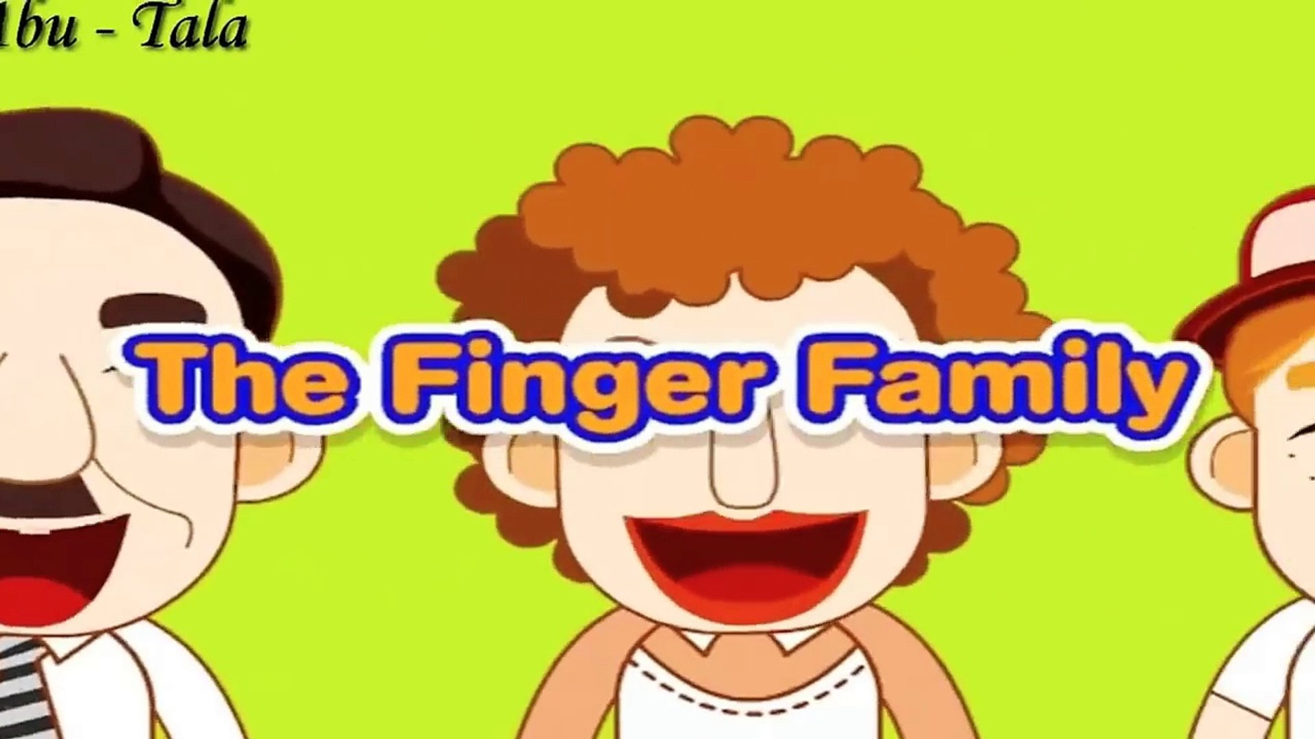 انشودة اسماء العائلة باللغة الانجليزية The Finger Family Song