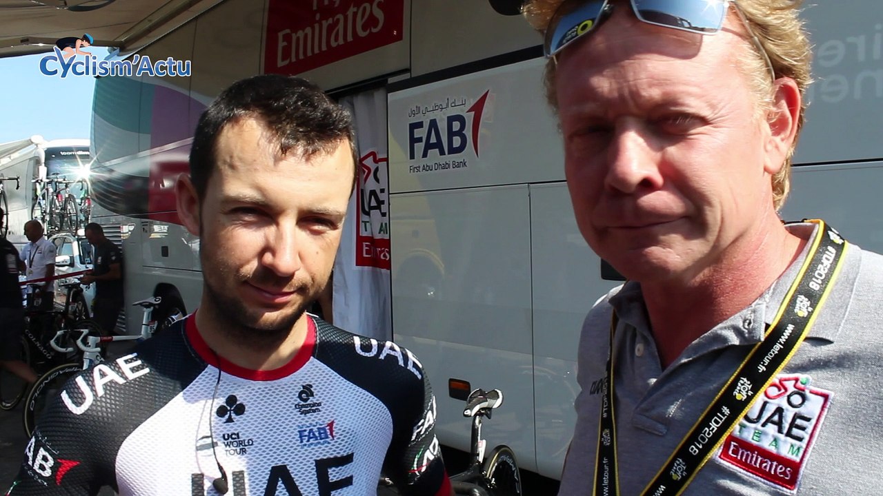 Tour de France / Coupe du Monde 2018 - France-Croatie chez UAE avec Philippe Mauduit et Kristijan Durasek, le seul Croate du Tour !