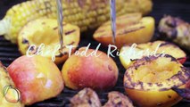 Todd Richards' Coffee Rubbed Chicken Wings with Queso Corn & Grilled Peaches