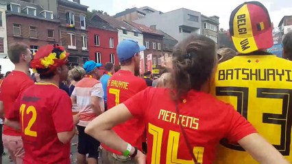 Belgique-Angleterre à la place de la Digue : deuxième but des Diables !