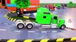 Colors for Children to Learn with Car Carrier Truck Toy Transporting Big Trucks , Vehicles Parking