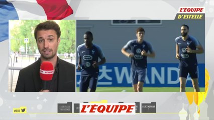 Au complet à l'entraînement - Foot - CM 2018 - Bleus