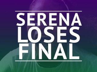 Kerber stuns Serena in Wimbledon final