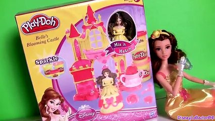 Play Doh Sparkle Belle Blooming Castle ♥ Play Doh Brillante con Glitter Castillo Princesa Disney