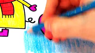 Peppa Pig Mummy Pig Learn Colors Fun Learning Video Coloring Book Pages Video For Kids