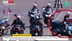 Deux motards de la Garde républicaine chutent durant le défile du 14 Juillet