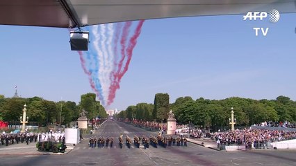 Erreur de couleur de la Patrouille de France pendant le défilé du 14 juillet