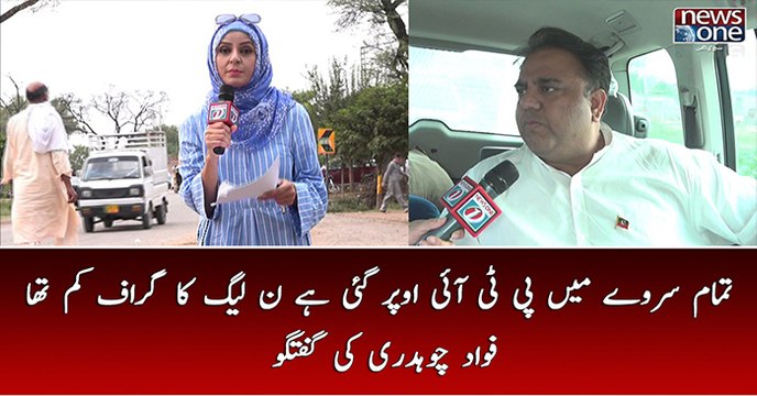 Tamam Survey Main PTI Uper Hai Aur PMLN Ka Graph Kaam Hai | Fawad Chaudhry