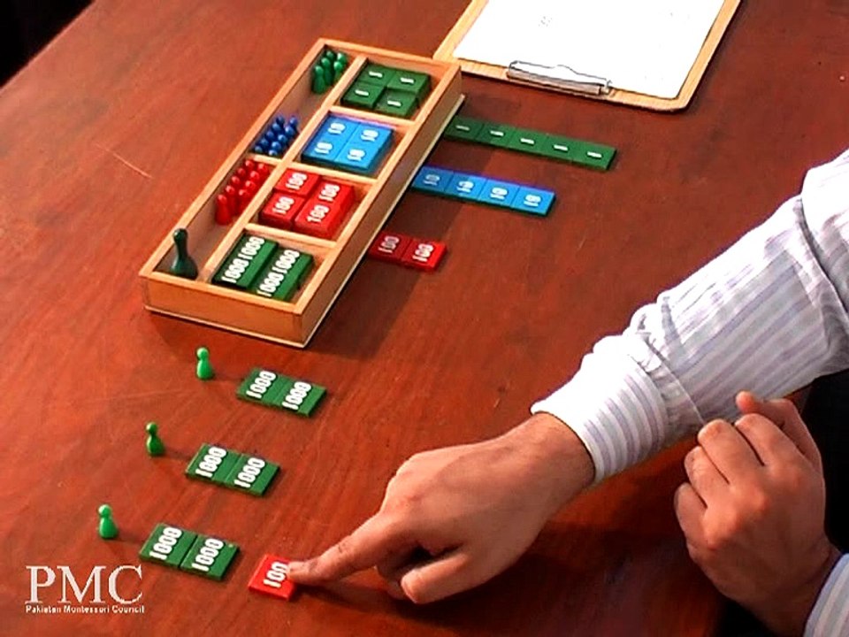 Montessori Stamp Game Dynamic Division With No Remainder