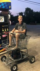 Makeshift Shopping Cart Car