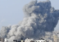 Plumes of Smoke Rise After Israeli Strike in Gaza City