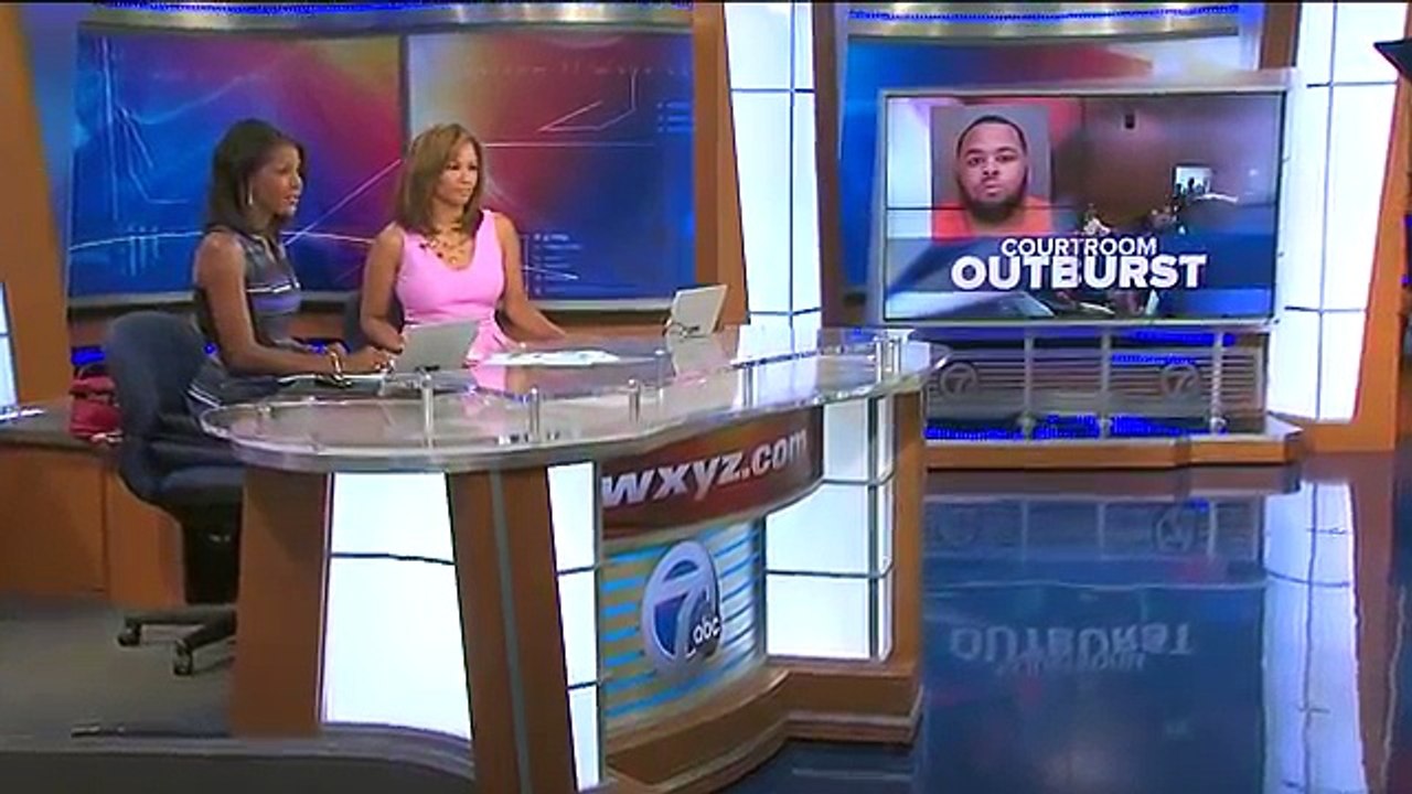 Courtroom outburst at sentencing