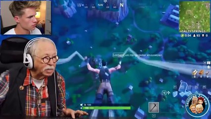 Opa reagiert auf Luca reagiert auf Senioren Zocken Fortnite