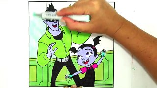 Vampirina and Boris Coloring Page | Vampirina Coloring Book | Disney Jr. Vampirina