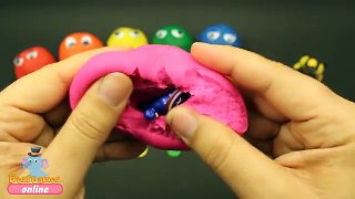 PlAy-DoH Lollipop Surprises With Toys Inside!!! Learn Rainbow Colours With Plasteline!!!