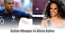 la Petite Amie de Kylian Mbappe  Alicia Aylies est Miss France