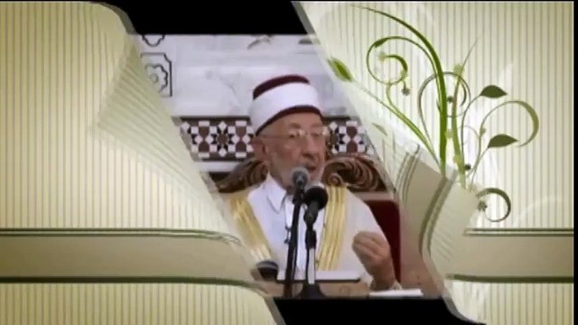العلامة محمد رمضان سعيد البوطي النصيحة