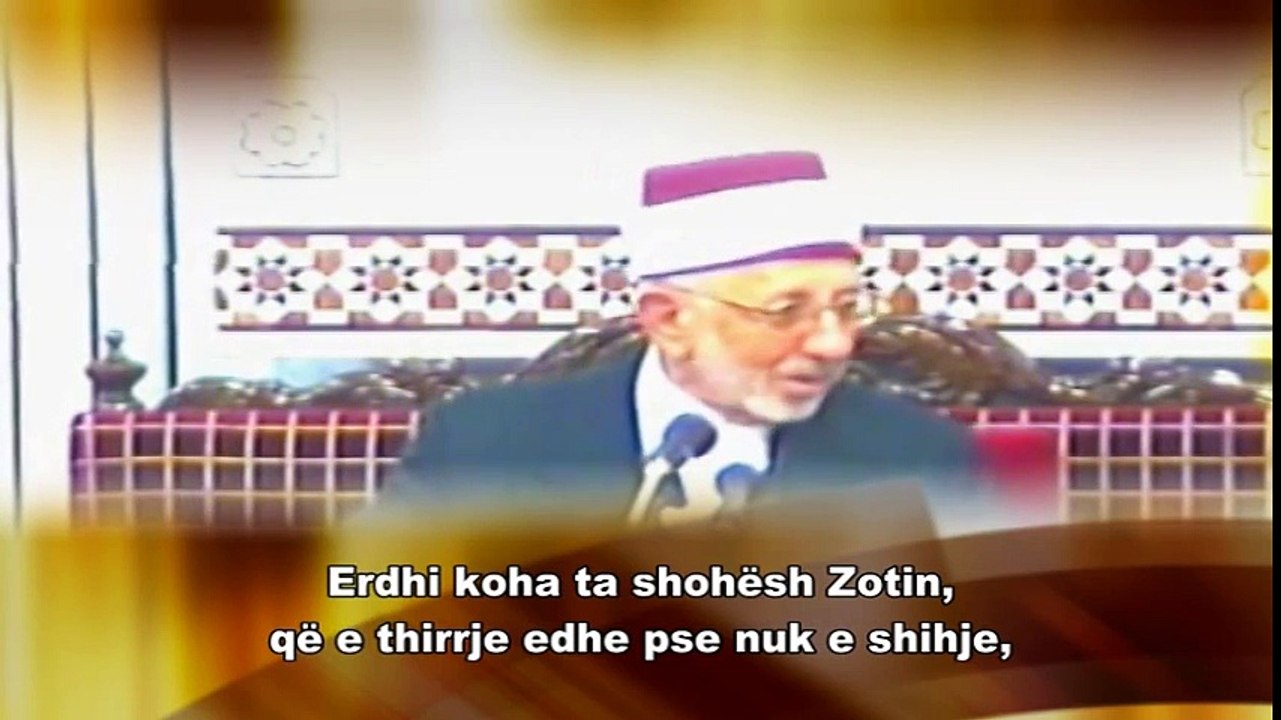 عندما بكي العلامة محمد رمضان سعيد البوطي
