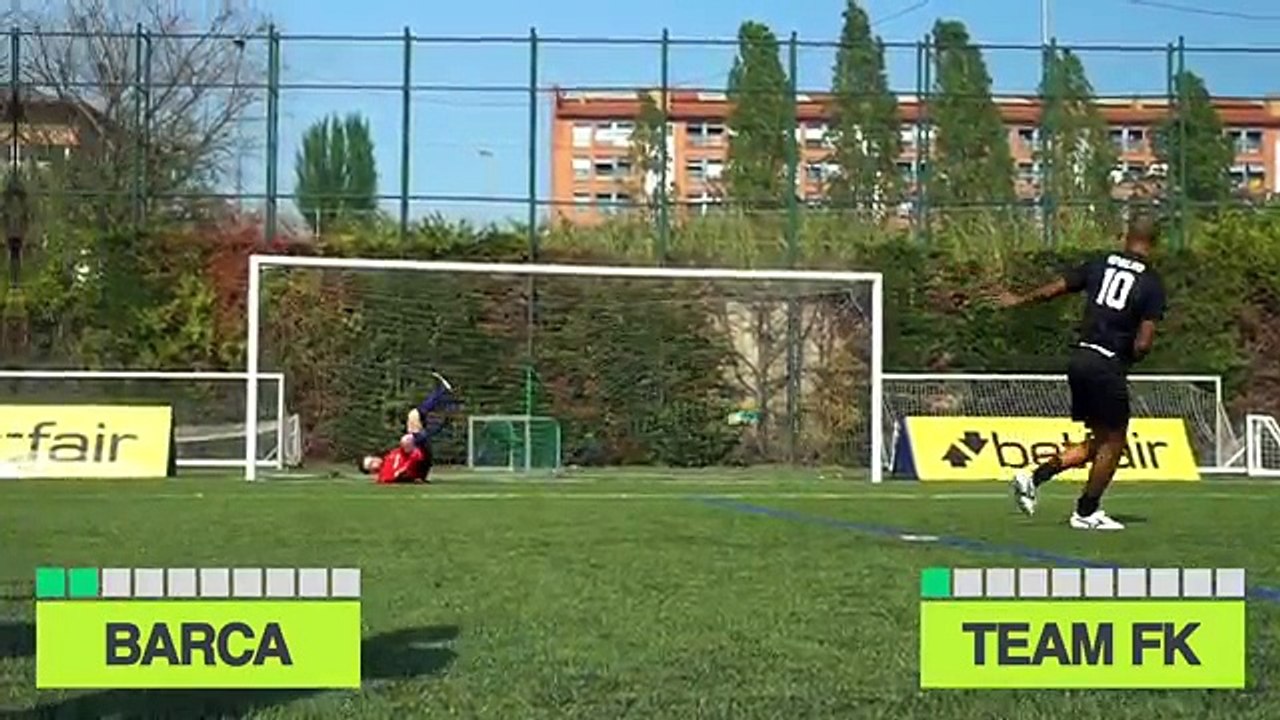 Freekickerz Vs Rivaldo And Deco Penalty Football Challenge Video