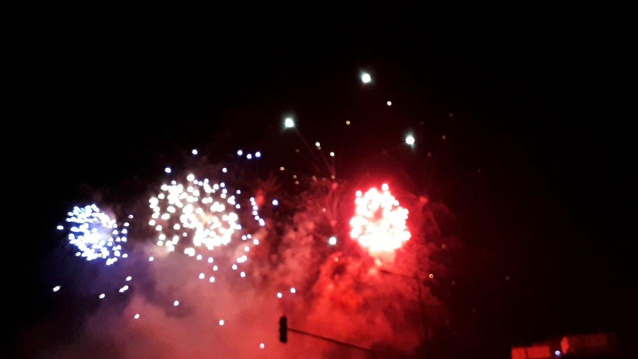 Strasbourg : le finale du feu d'artifice du 14 juillet