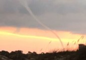 Waterspout Spotted in Alabama's Mobile Bay