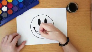 How to draw a Smiley face