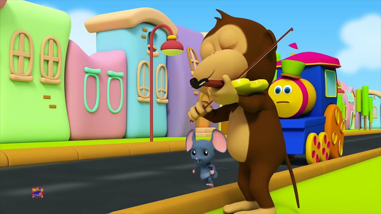 Bob el tren | Hickory Dickory muelle | Canciones para niños | rimas para bebés | Bob The Train