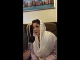 مریم نواز کی گرفتاری سے قبل طیارے میں میڈیا سے گفتگو