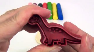 Creating Animals like Dinosaurs Using Play-doh Cookie Cutters