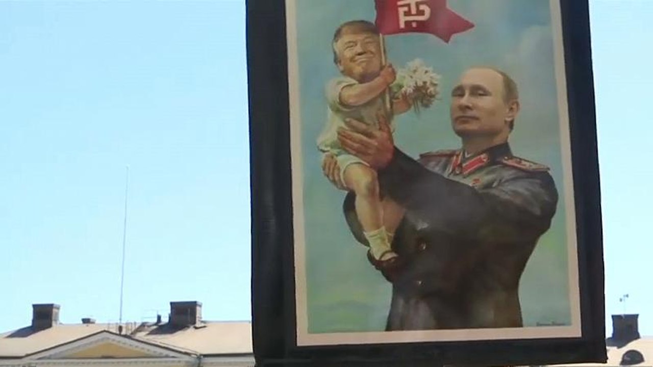Helsinki 'empfängt' Trump und Putin