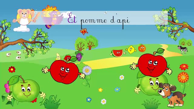 Pomme de reinette et pomme dapi Comptine version karaoké