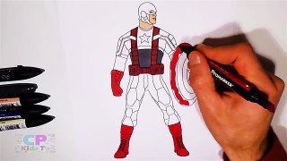 Captain America Coloring Pages Part 8 , Captain America Coloring Pages , Coloring Pages Kids Tv
