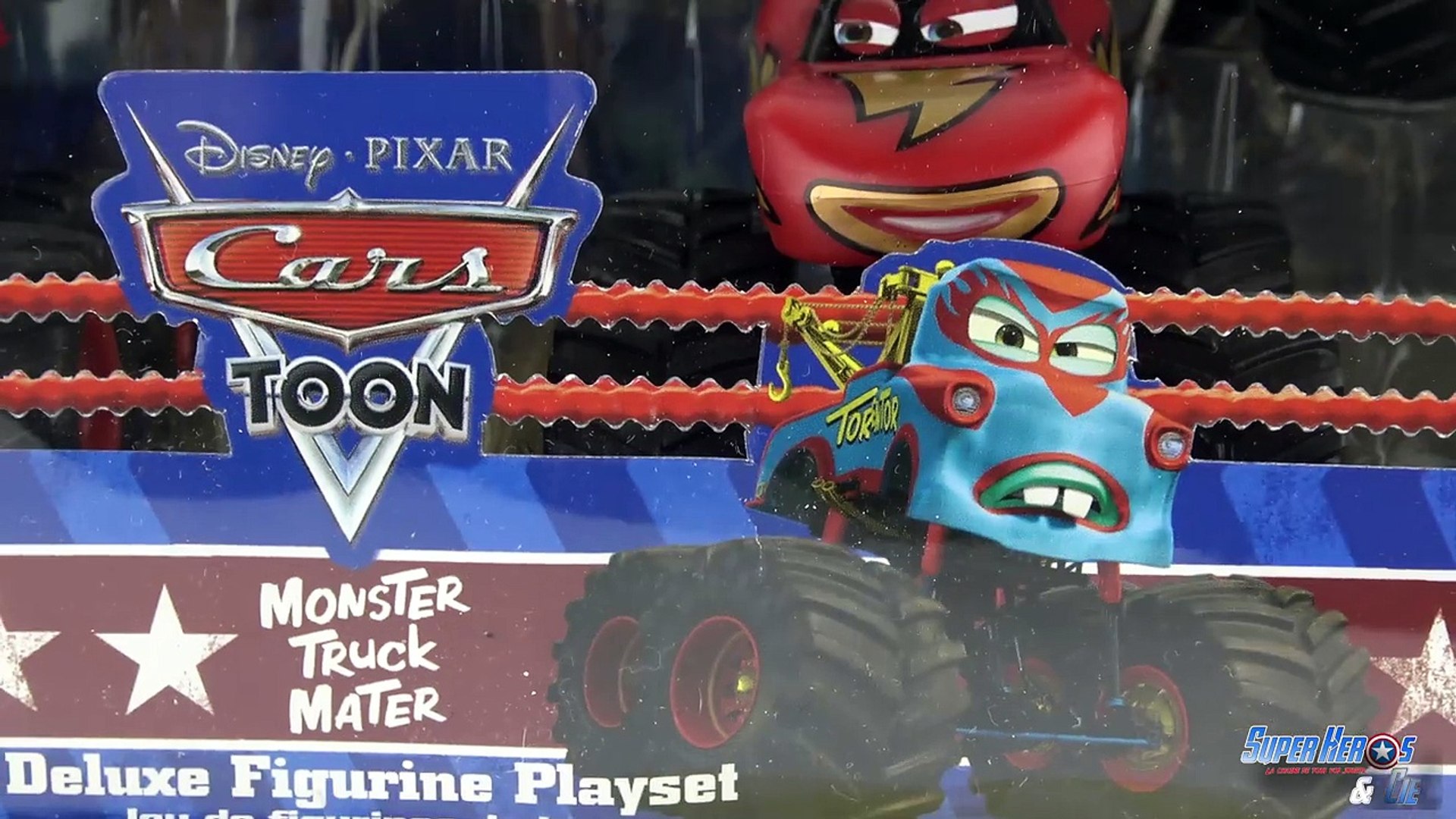 Disney Pixar Cars Toon Monster Truck Martin Flash McQueen Jouet