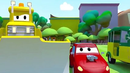 Tom la Dépanneuse - Spécial Fifa - La pelle de Sam tombe par terre - Dessin animé de camions