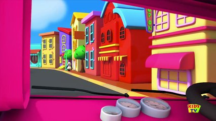 Bao Panda | the wheels on the bus go round and round | 3d nursery rhymes | Baby Bao Panda kids tv