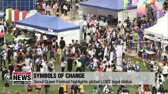 19th Seoul Queer Culture Festival held at Seoul Plaza