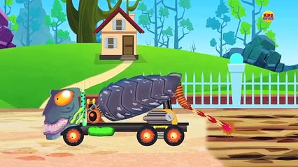 Good VS. Evil | ambulance against the evil police car, garbage truck & tow truck