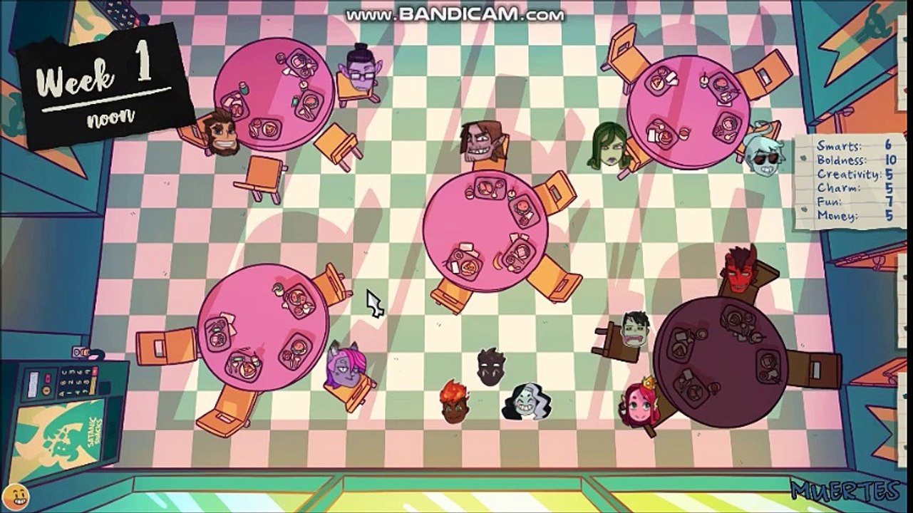 Monster Prom Game 1 Part 2: Lunch of Champions?