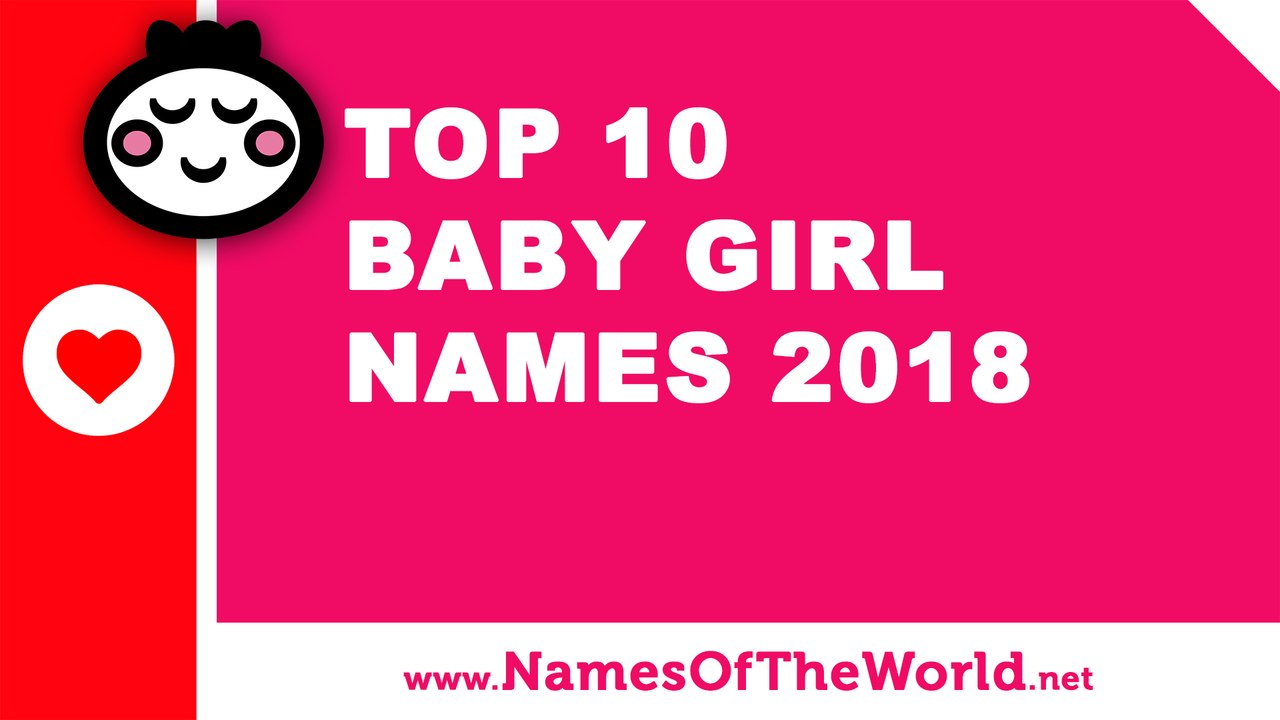 Top 10 baby girl names 2018 - the best baby names - www.namesoftheworld.net