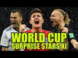 World Cup Surprise Stars XI; Including THREE England Heroes