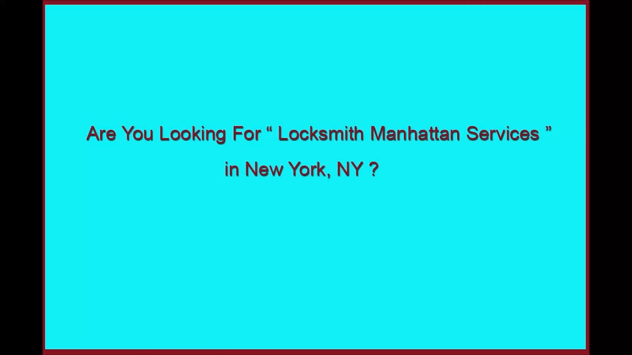 Locksmith Upper West Side  |  Call Now: 646-291-8733