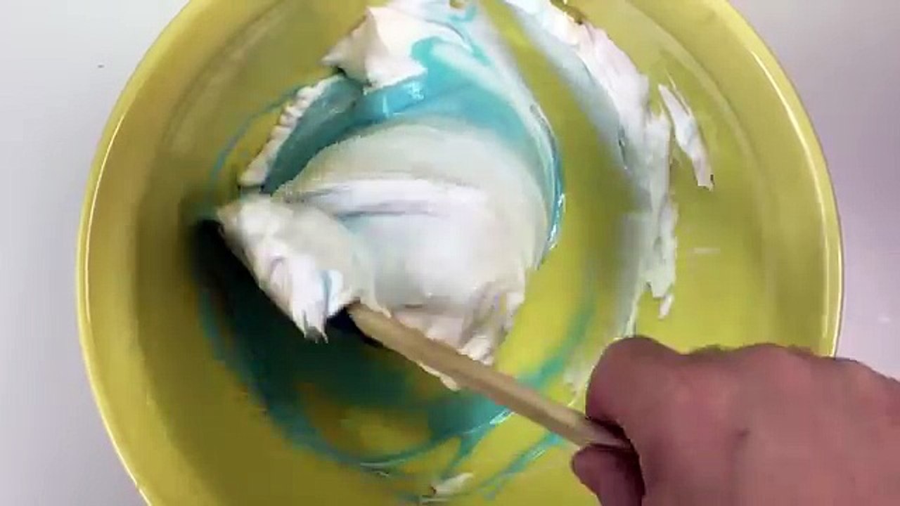 How To Make Fluffy Slime with Shaving Cream NO BORAX
