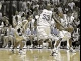 Vince carter dunks on Tim Duncan in college