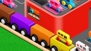 Colors for Children to Learn with Street Vehicles - Colours Collection for Children