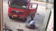 All Scenes of Dangerous Tyre Bursts 2018