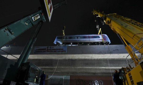 8 Gerbong LRT Datang, LRT Jakarta Ditarget Selesai Agustus