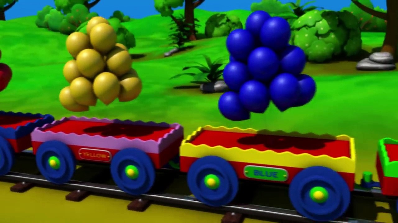 The Color Train Song! | Learn Colors with the LittleBabyBum Train!