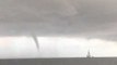 Waterspout Spins Close to Ship in Gulf of Mexico