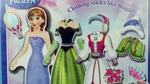 NEW Frozen Anna Princess Dress-Up Magnetic Doll Disney Princess Anna Coronation Dress DisneyCarToys