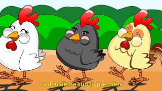 Quand trois poules vont aux champs